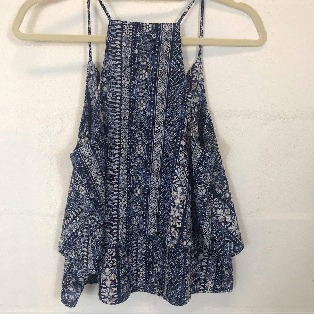 Buttons Racerback Spaghetti Strap Shirt - Picture 8 of 10